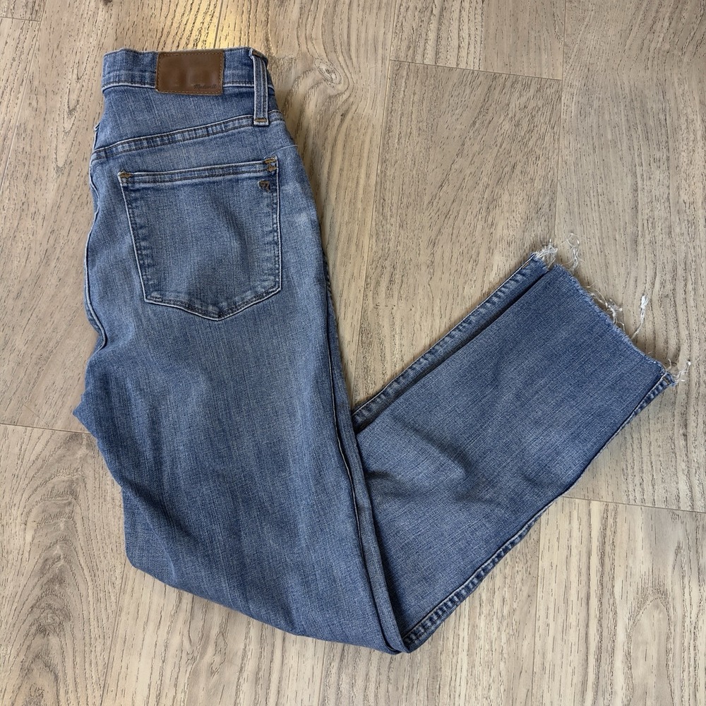 Madewell Jeans Womens Size 26 High Rise Skinny Stretch Denim Distressed